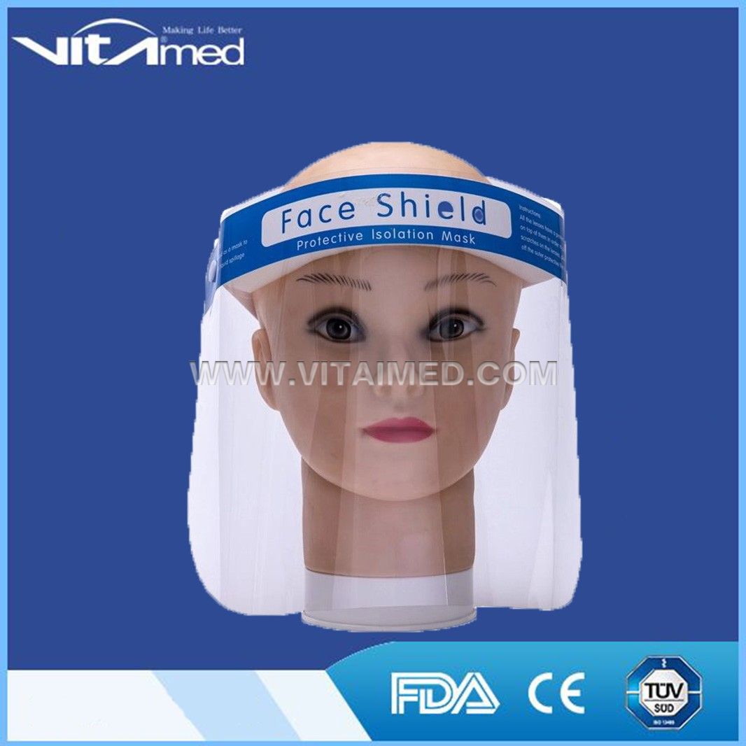 Disposable medical face shield