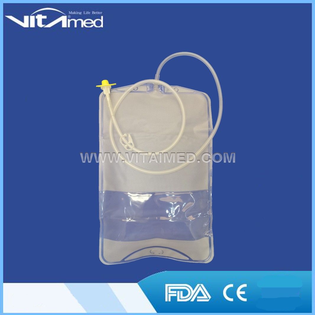 2000ml PVC Drainage Bag for Continuous Ambulatory Peritoneal Dialysis