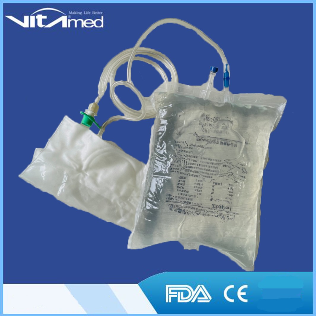 Disposable Peritoneal Dialysis Drainage bag with double bag