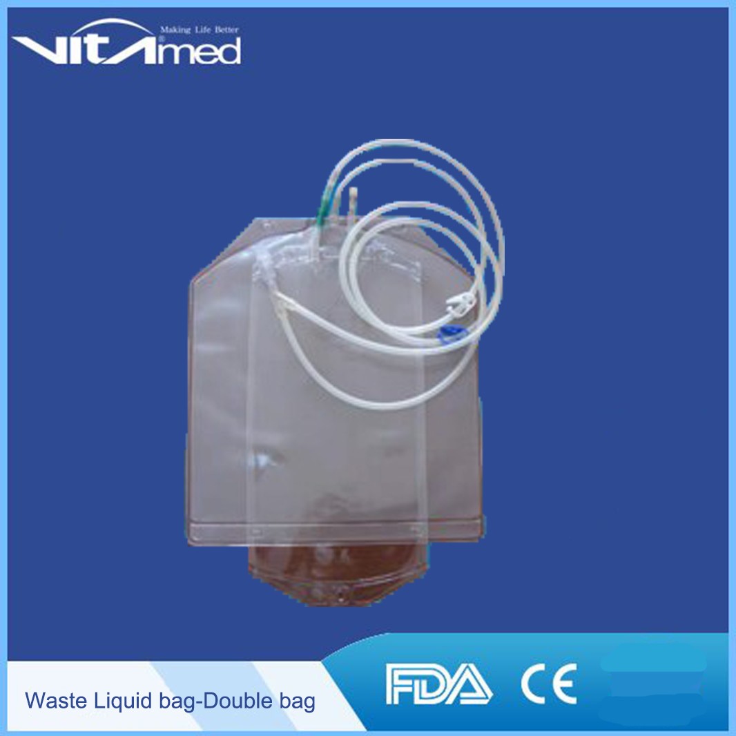 Disposable Peritoneal Dialysis Drainage bag with double bag