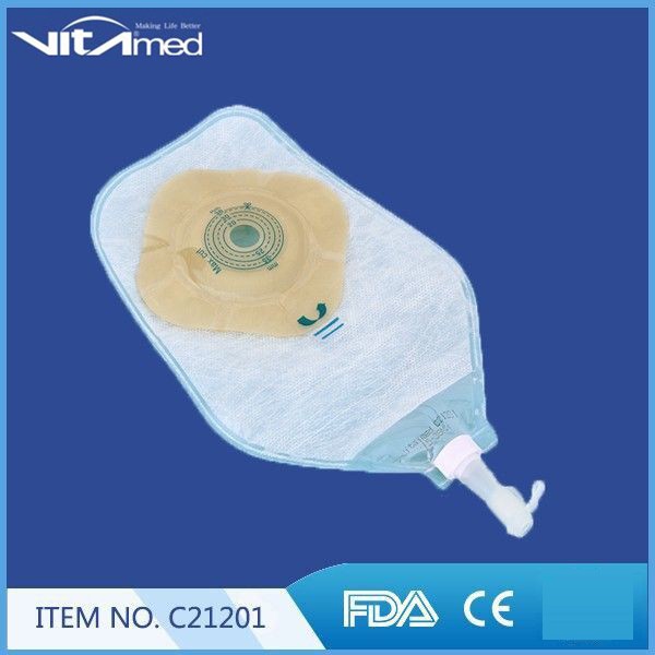 One piece urostomy bag (convex) C21201