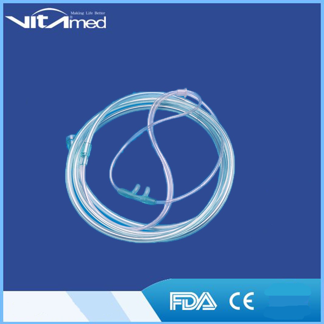 Disposable nasal oxygen tube