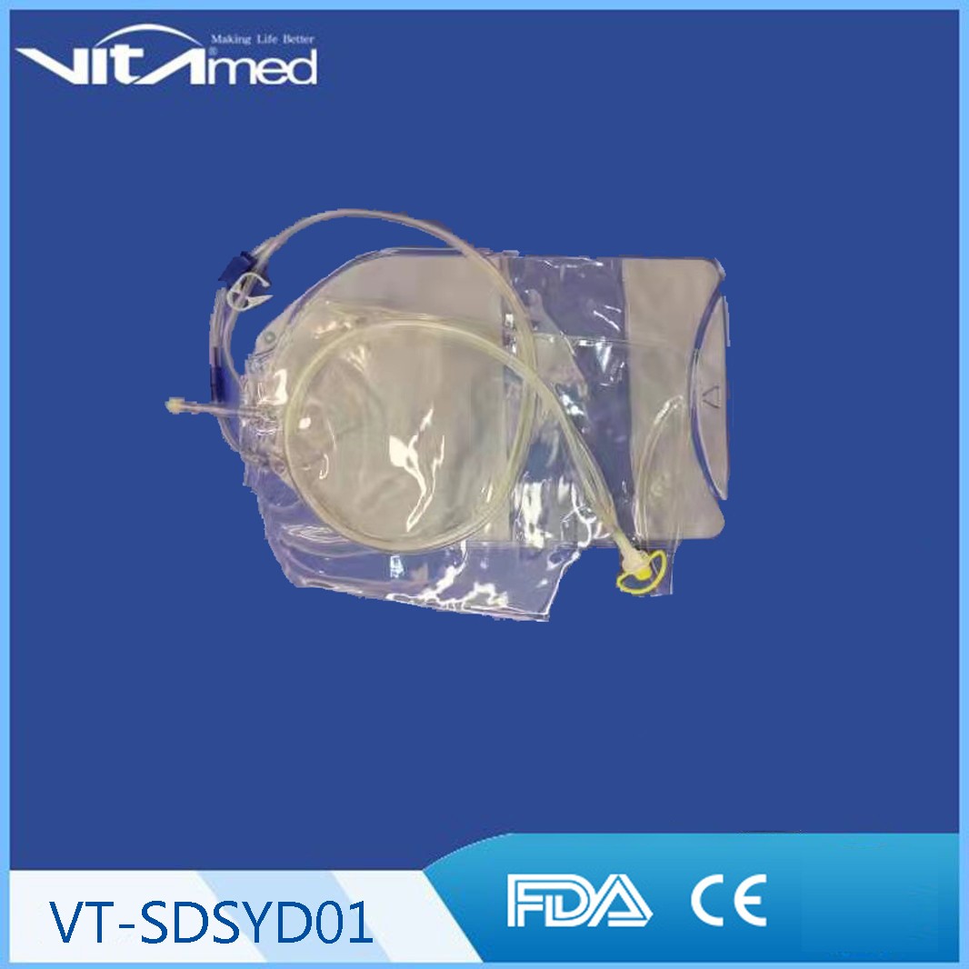 Double-tube PVC infusion bag