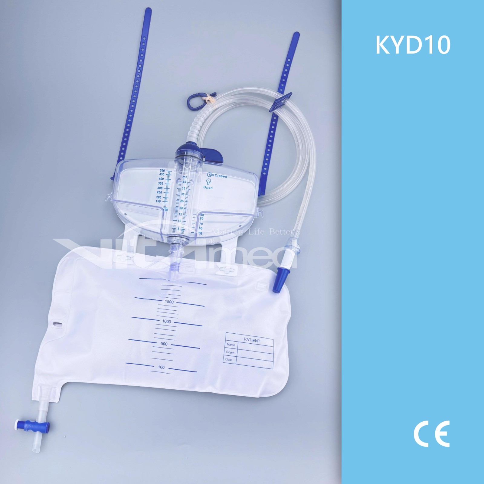 Urine Meter ViUro® 500 Plus with bottom outlet bag