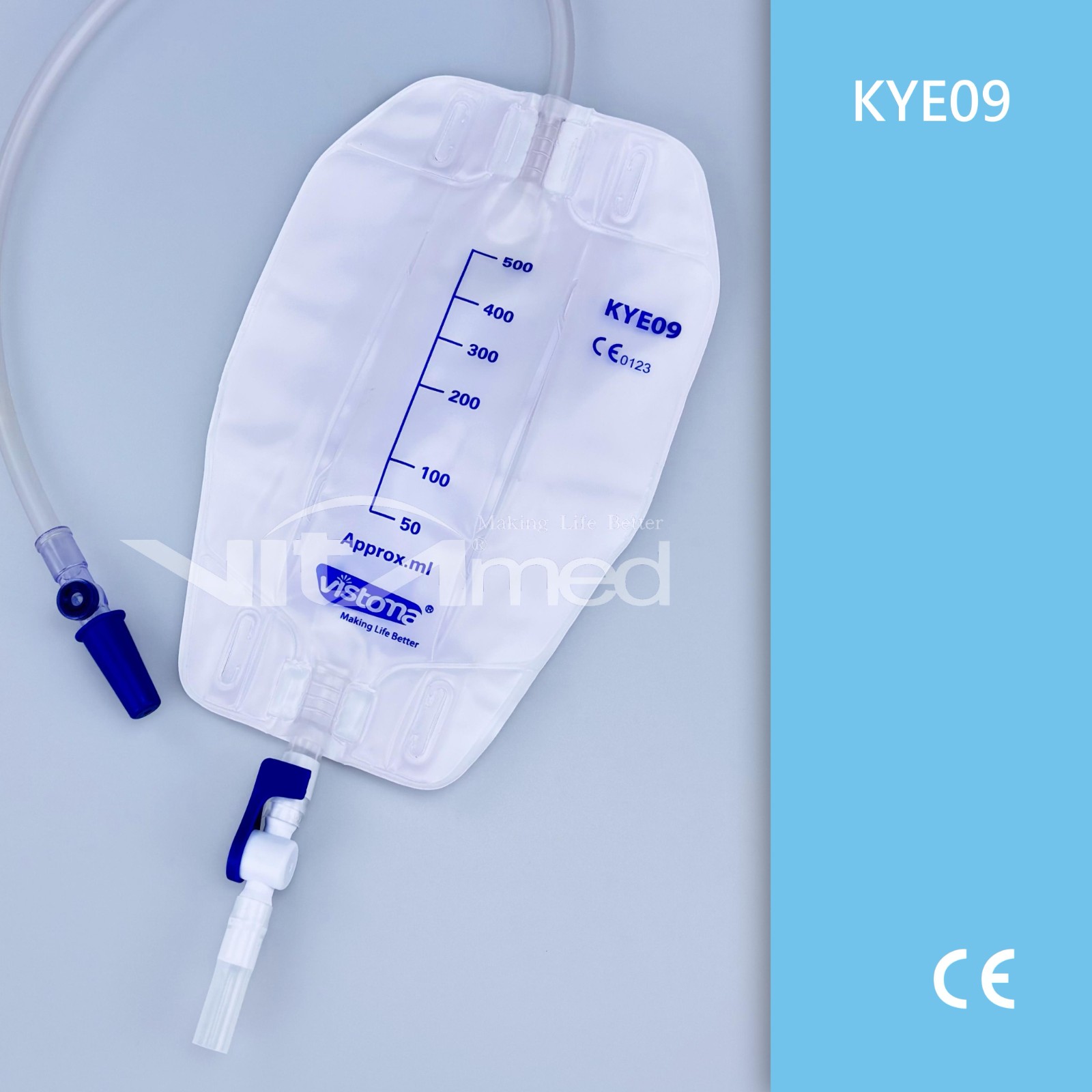 Urine leg bag 500 ml KYE09