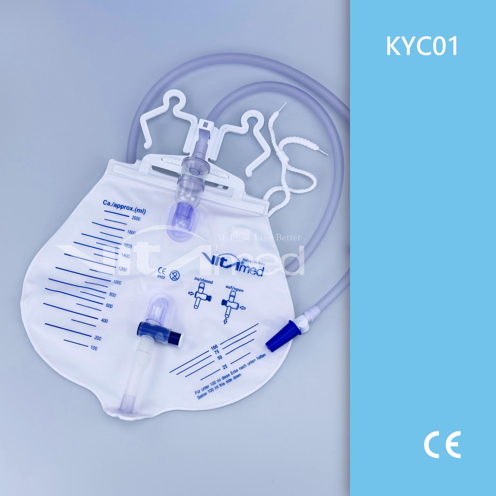 Urinary Drainage Bag Three-drip Chamber KYC01