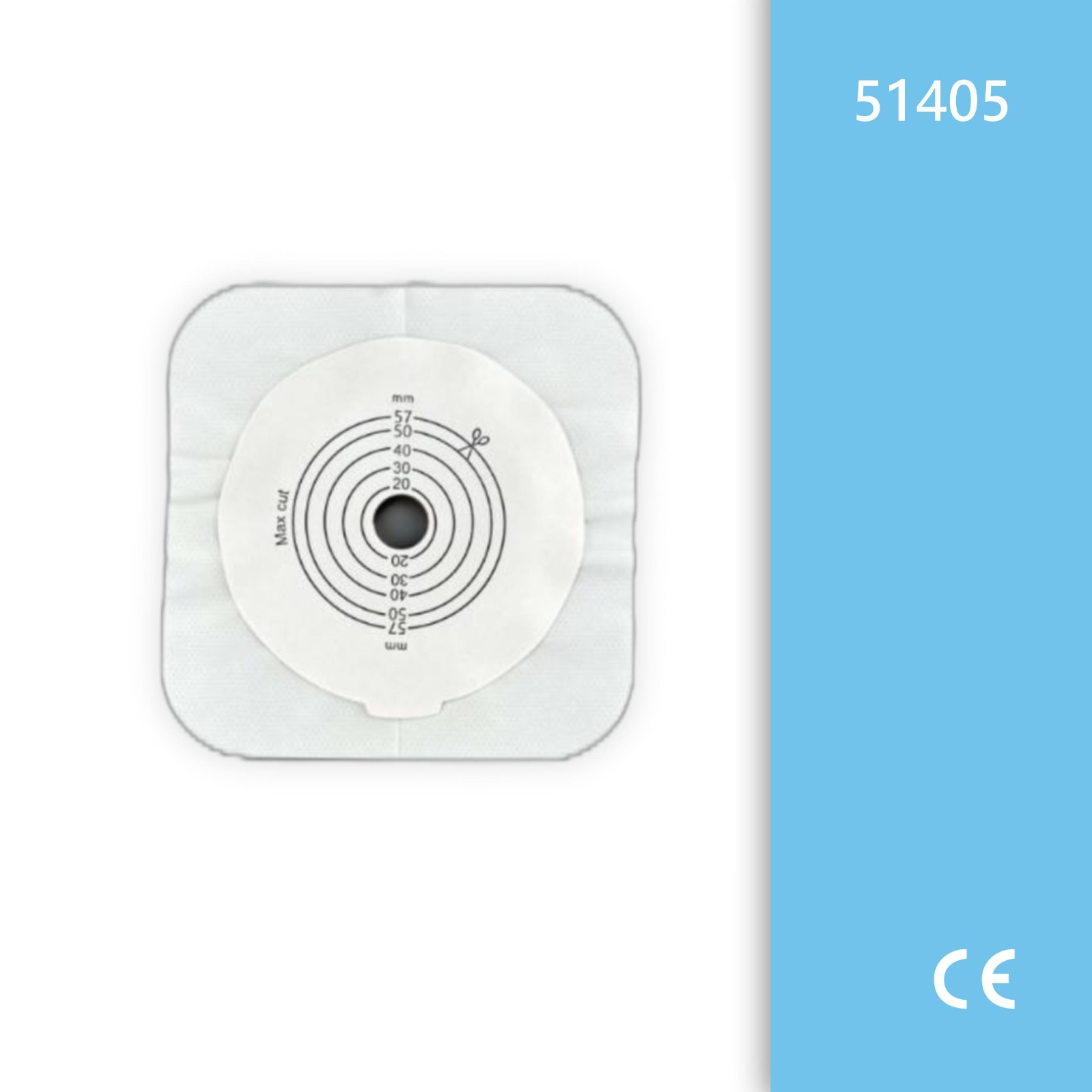 Two Piece Ostomy Bag Baseplate 51405