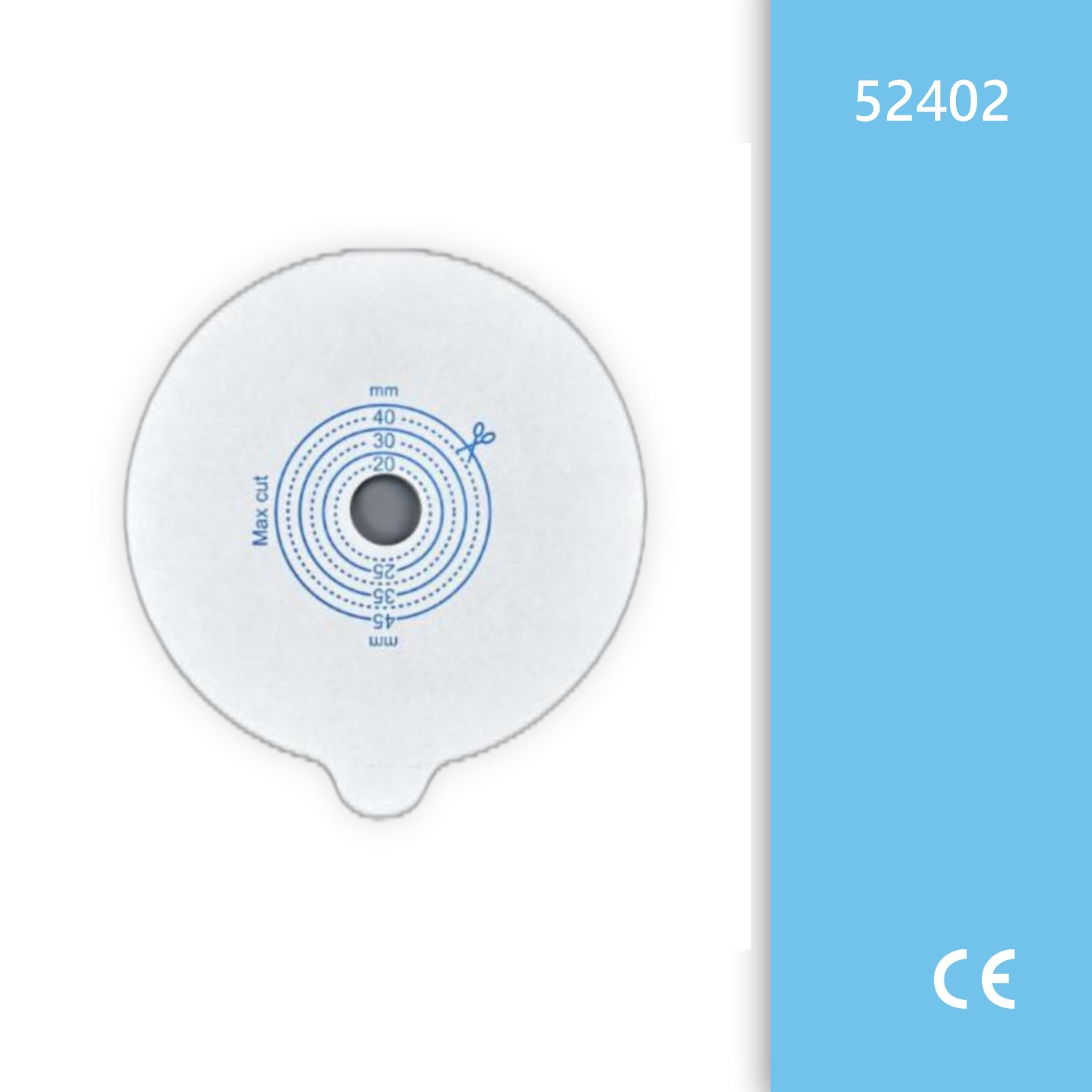 Two Piece Ostomy bag baseplate 52402