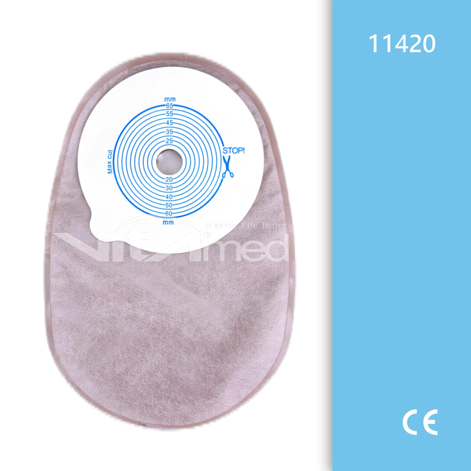 One-piece Colostomy Closed System 11420